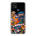 Дизайнерский силиконовый чехол для Realme C21 Roblox Роблокс
