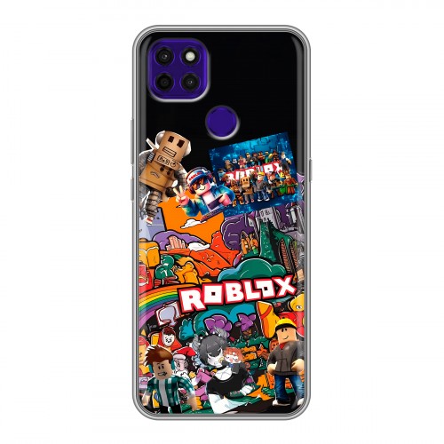 Дизайнерский силиконовый чехол для Lenovo K12 Pro Roblox Роблокс