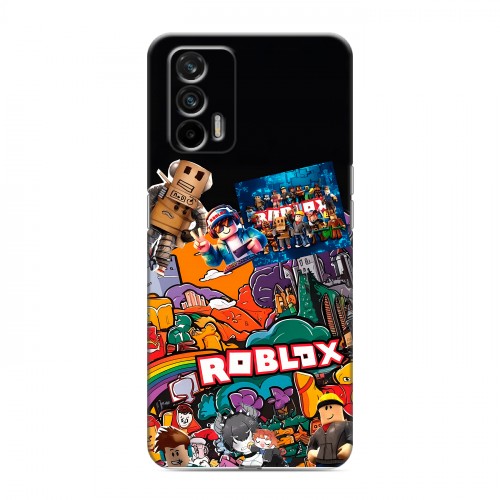 Дизайнерский силиконовый чехол для Realme GT Roblox Роблокс