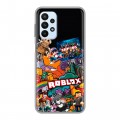 Дизайнерский силиконовый чехол для Samsung Galaxy A23 Roblox Роблокс