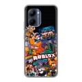 Дизайнерский силиконовый чехол для Realme C33 Roblox Роблокс