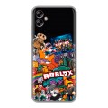 Дизайнерский силиконовый чехол для Samsung Galaxy A04e Roblox Роблокс