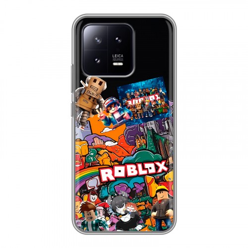 Дизайнерский силиконовый чехол для Xiaomi 13 Roblox Роблокс