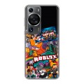 Дизайнерский силиконовый чехол для Huawei P60 Roblox Роблокс