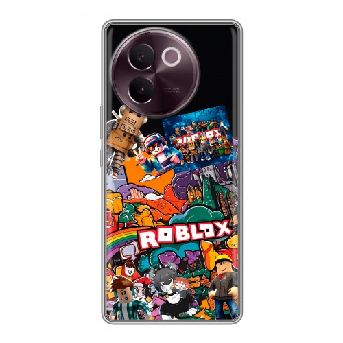 Дизайнерский силиконовый чехол для Vivo V30e Roblox Роблокс