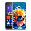 Дизайнерский пластиковый чехол для Microsoft Lumia 540 Аниме Наруто Naruto