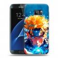 Дизайнерский силиконовый с усиленными углами чехол для Samsung Galaxy S7 Аниме Наруто Naruto