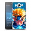 Дизайнерский пластиковый чехол для Microsoft Lumia 950 Аниме Наруто Naruto