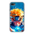 Дизайнерский силиконовый чехол для Iphone 7 Аниме Наруто Naruto