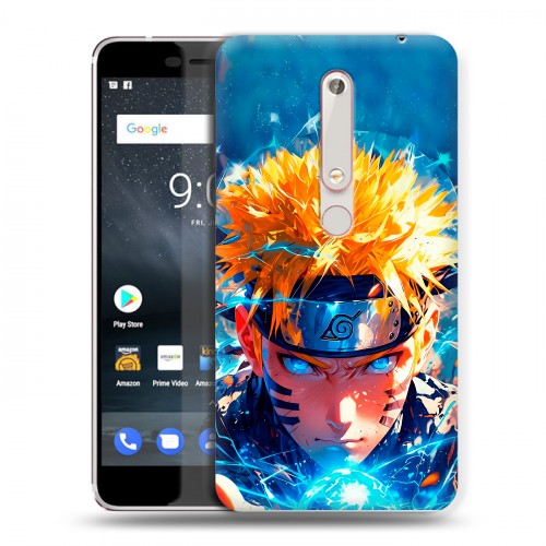 Дизайнерский пластиковый чехол для Nokia 6 (2018) Аниме Наруто Naruto