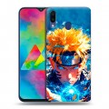 Дизайнерский пластиковый чехол для Samsung Galaxy M20 Аниме Наруто Naruto