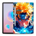 Дизайнерский силиконовый чехол для Samsung Galaxy Tab S6 Аниме Наруто Naruto