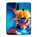 Дизайнерский пластиковый чехол для Samsung Galaxy A20s Аниме Наруто Naruto