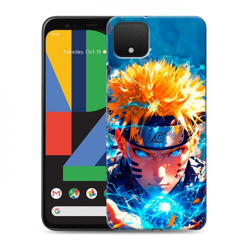 Дизайнерский пластиковый чехол для Google Pixel 4 Аниме Наруто Naruto