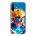 Дизайнерский силиконовый с усиленными углами чехол для Xiaomi RedMi Note 8T Аниме Наруто Naruto