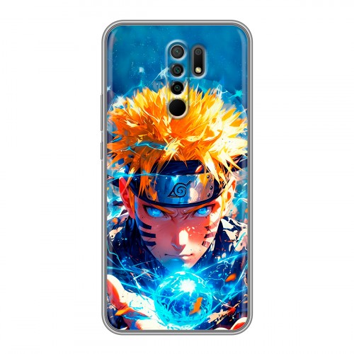 Дизайнерский силиконовый чехол для Xiaomi RedMi 9 Аниме Наруто Naruto