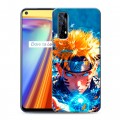 Дизайнерский силиконовый чехол для Realme 7 Аниме Наруто Naruto