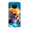Дизайнерский силиконовый с усиленными углами чехол для Nokia X10 Аниме Наруто Naruto