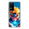 Дизайнерский силиконовый чехол для Xiaomi Poco F4 Аниме Наруто Naruto