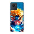 Дизайнерский силиконовый чехол для Realme C30 Аниме Наруто Naruto