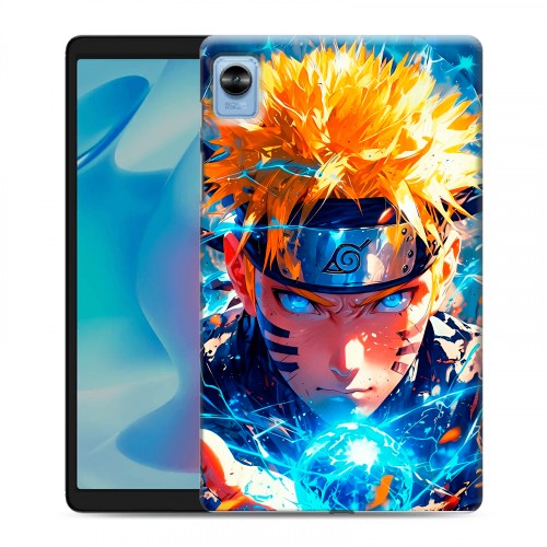 Дизайнерский силиконовый чехол для Realme Pad Mini Аниме Наруто Naruto