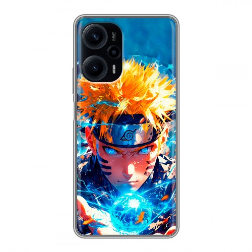 Дизайнерский силиконовый чехол для XIaomi Poco F5 Аниме Наруто Naruto