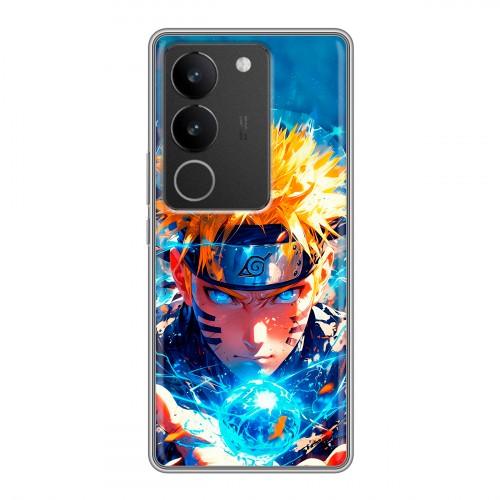 Дизайнерский силиконовый чехол для Vivo S17 Аниме Наруто Naruto