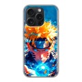 Дизайнерский силиконовый чехол для Iphone 15 Pro Аниме Наруто Naruto