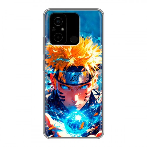 Дизайнерский силиконовый чехол для Xiaomi Poco C55 Аниме Наруто Naruto