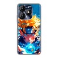 Дизайнерский силиконовый чехол для Itel A70 Аниме Наруто Naruto