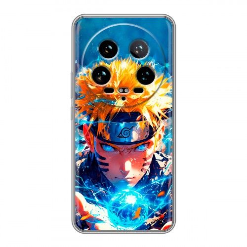 Дизайнерский силиконовый чехол для Xiaomi 14 Ultra Аниме Наруто Naruto