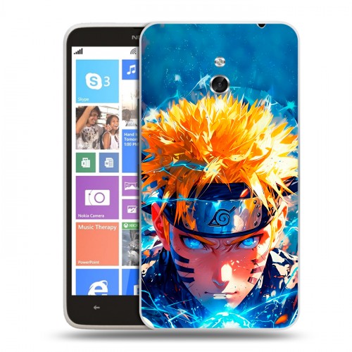 Дизайнерский пластиковый чехол для Nokia Lumia 1320 Аниме Наруто Naruto