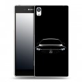 Дизайнерский пластиковый чехол для Sony Xperia E5 Mercedes Мерседес