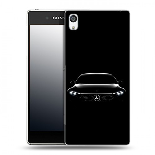 Дизайнерский пластиковый чехол для Sony Xperia E5 Mercedes Мерседес