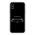 Дизайнерский силиконовый чехол для Iphone x10 Mercedes Мерседес