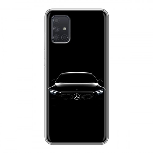Дизайнерский силиконовый чехол для Samsung Galaxy A71 Mercedes Мерседес