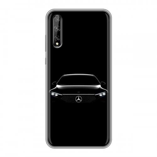 Дизайнерский силиконовый чехол для Huawei Y8p Mercedes Мерседес