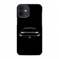 Дизайнерский силиконовый с усиленными углами чехол для Iphone 12 Mini Mercedes Мерседес