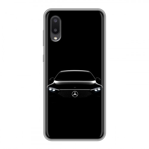 Дизайнерский силиконовый чехол для Samsung Galaxy A02 Mercedes Мерседес