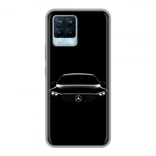 Дизайнерский силиконовый чехол для Realme 8 Mercedes Мерседес