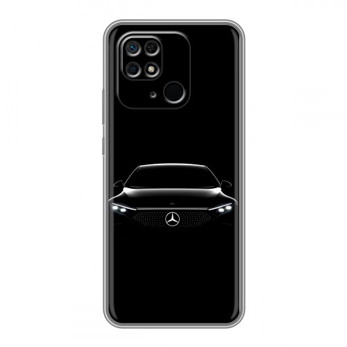 Дизайнерский силиконовый чехол для Xiaomi Redmi 10C Mercedes Мерседес