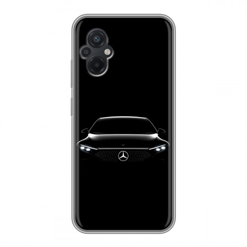 Дизайнерский силиконовый чехол для Xiaomi Poco M5 Mercedes Мерседес