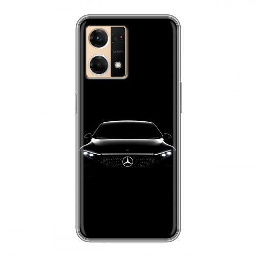 Дизайнерский силиконовый чехол для OPPO Reno7 Mercedes Мерседес