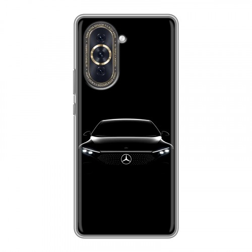 Дизайнерский силиконовый с усиленными углами чехол для Huawei Nova 10 Mercedes Мерседес