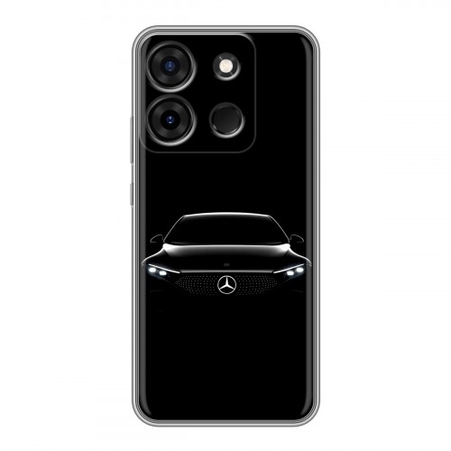 Дизайнерский силиконовый чехол для Infinix Smart 7 Mercedes Мерседес