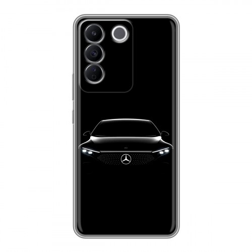 Дизайнерский силиконовый чехол для Vivo V27e Mercedes Мерседес