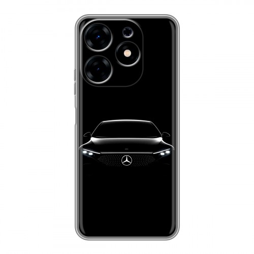 Дизайнерский силиконовый с усиленными углами чехол для Tecno Spark 10 Mercedes Мерседес