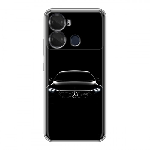 Дизайнерский силиконовый чехол для Itel P40 Mercedes Мерседес