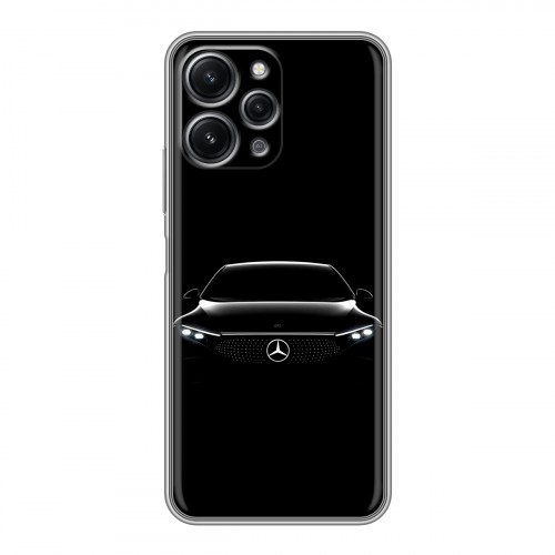 Дизайнерский силиконовый чехол для Xiaomi RedMi 12 Mercedes Мерседес