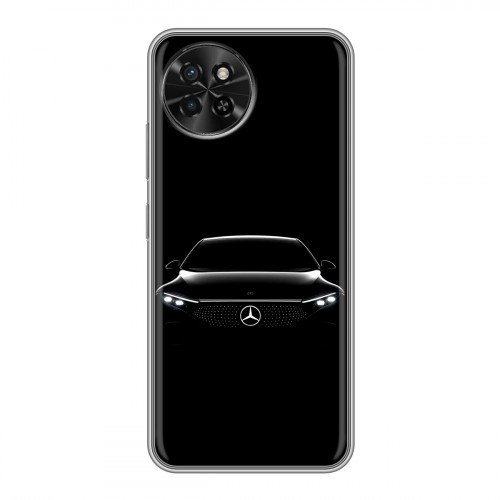 Дизайнерский силиконовый чехол для Itel S23 Mercedes Мерседес